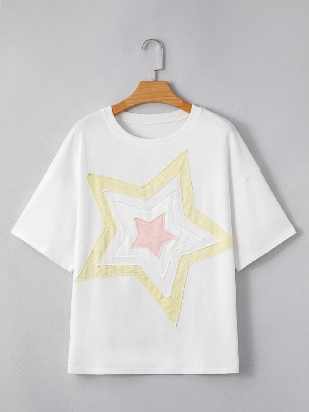 Star Patched Graphic Tee - Picture 3 of 6